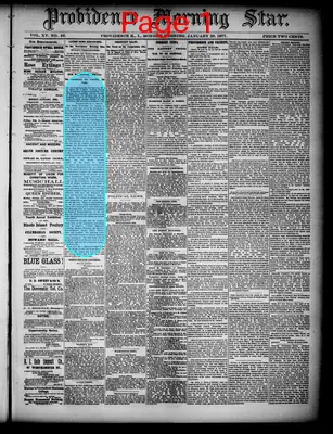 Page thumbnail for Providence Morning Star