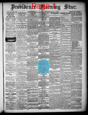 Page thumbnail for Providence Morning Star