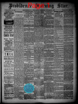 Page thumbnail for Providence Morning Star
