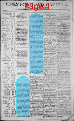 Page thumbnail for Jenks' Portland Gazette. And Maine Advertiser
