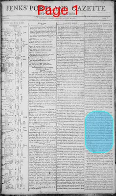 Page thumbnail for Jenks' Portland Gazette. And Maine Advertiser