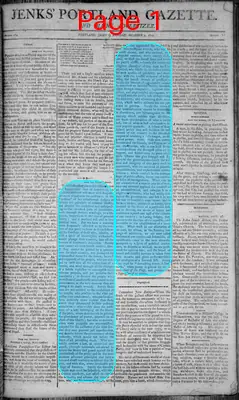 Page thumbnail for Jenks' Portland Gazette. And Maine Advertiser