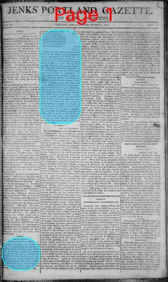 Page thumbnail for Jenks' Portland Gazette. And Maine Advertiser