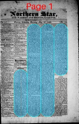 Page thumbnail for Northern Star, And Warren And Bristol Gazette