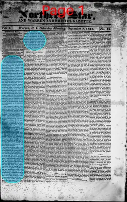 Page thumbnail for Northern Star, And Warren And Bristol Gazette