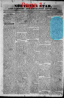 Page thumbnail for The Northern Star, And Farmers' And Mechanics' Advocate