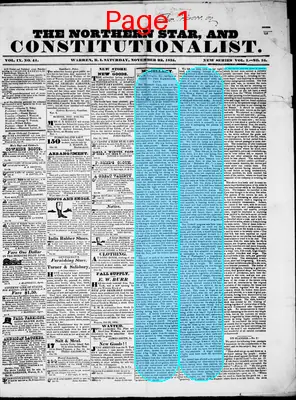 Page thumbnail for The Northern Star, And Constitutionalist
