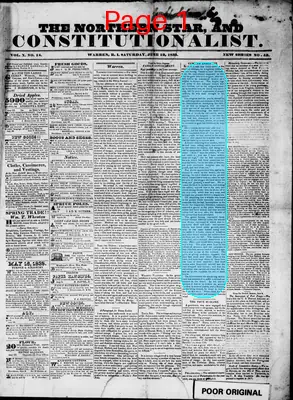 Page thumbnail for The Northern Star, And Constitutionalist