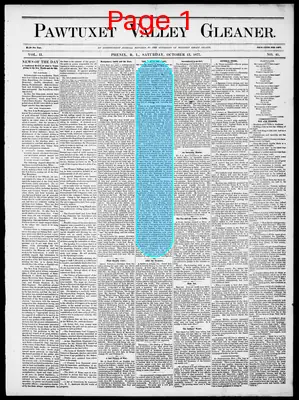 Page thumbnail for Pawtuxet Valley Gleaner