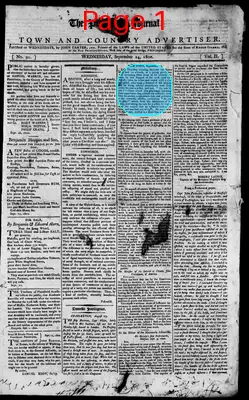 Page thumbnail for The Providence Journal, And Town And Country Advertiser