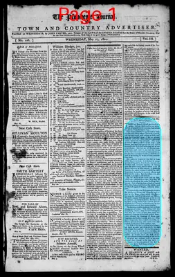 Page thumbnail for The Providence Journal, And Town And Country Advertiser
