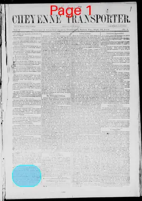 Page thumbnail for Cheyenne Transporter
