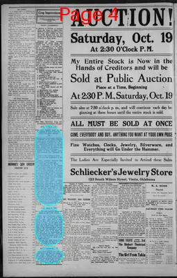 Page thumbnail for The Vinita Daily Chieftain
