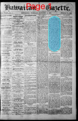 Page thumbnail for The Hawaiian Gazette