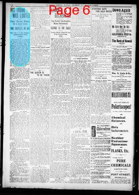 Page thumbnail for The Hawaiian Gazette