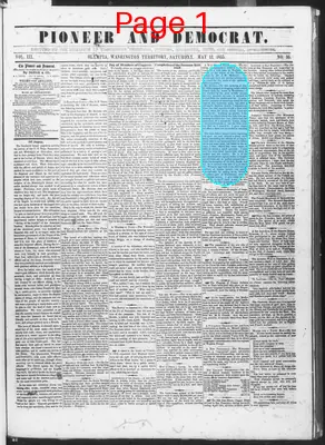 Page thumbnail for Pioneer And Democrat