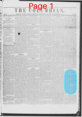 Page thumbnail for The Columbian