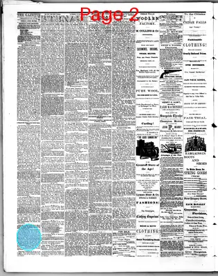 Page thumbnail for Cedar Falls Gazette