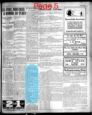 Page thumbnail for The Daily Gate City