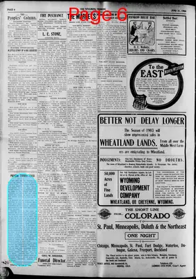 Page thumbnail for The Wyoming Tribune