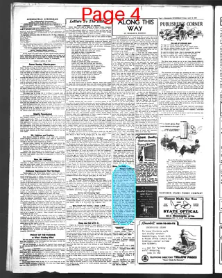 Page thumbnail for Minneapolis Spokesman