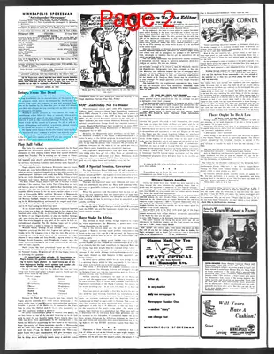 Page thumbnail for Minneapolis Spokesman