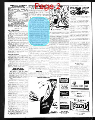 Page thumbnail for Minneapolis Spokesman