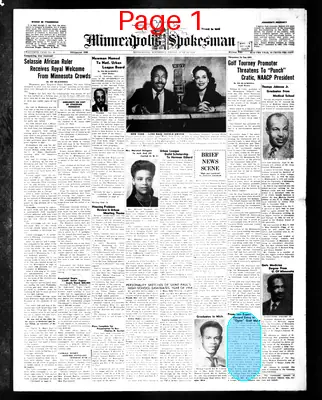 Page thumbnail for Minneapolis Spokesman