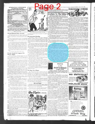 Page thumbnail for Minneapolis Spokesman