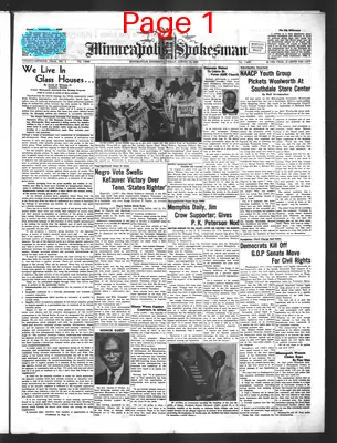 Page thumbnail for Minneapolis Spokesman
