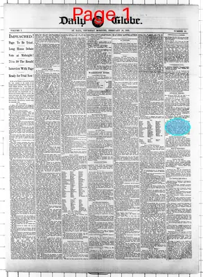 Page thumbnail for Daily Globe