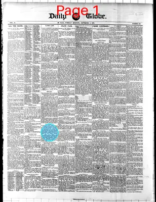 Page thumbnail for Daily Globe