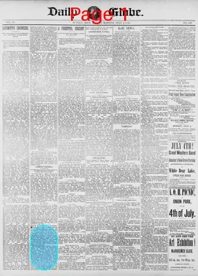 Page thumbnail for Daily Globe