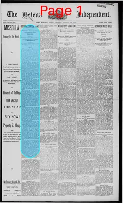 Page thumbnail for The Helena Independent