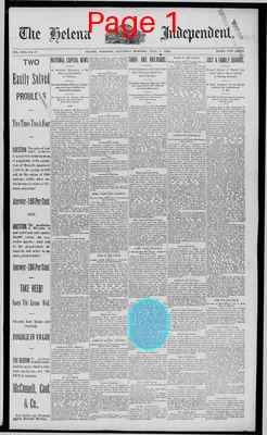 Page thumbnail for The Helena Independent