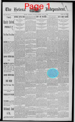Page thumbnail for The Helena Independent