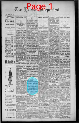 Page thumbnail for The Helena Independent