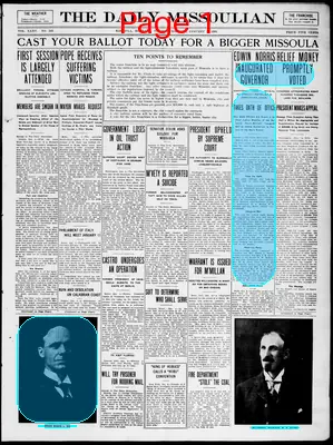 Page thumbnail for The Daily Missoulian