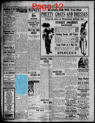 Page thumbnail for The Daily Missoulian