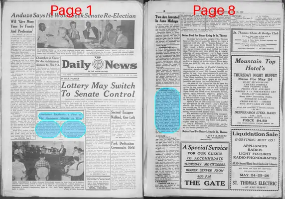 Page thumbnail for The Daily News Of The Virgin Islands