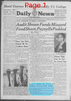 Page thumbnail for The Daily News Of The Virgin Islands