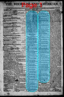 Page thumbnail for The Rhode Island American, And General Advertiser