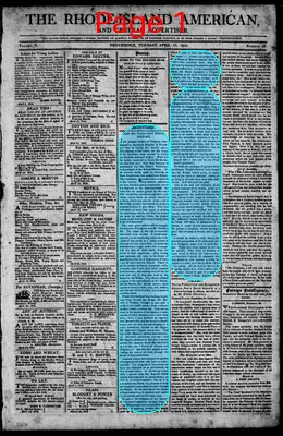 Page thumbnail for The Rhode Island American, And General Advertiser