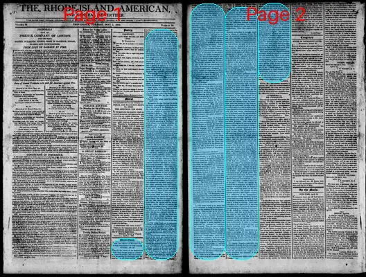 Page thumbnail for The Rhode Island American, And General Advertiser
