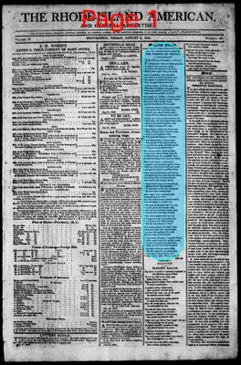 Page thumbnail for The Rhode Island American, And General Advertiser