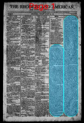 Page thumbnail for The Rhode Island American, And General Advertiser