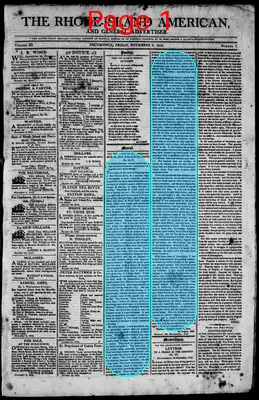 Page thumbnail for The Rhode Island American, And General Advertiser