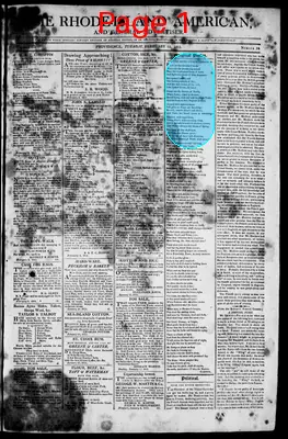 Page thumbnail for The Rhode Island American, And General Advertiser