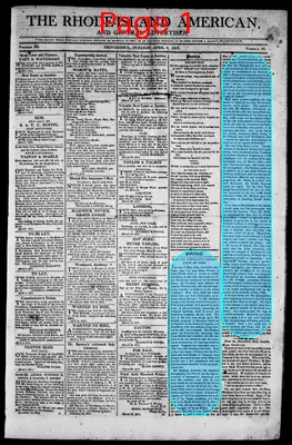 Page thumbnail for The Rhode Island American, And General Advertiser