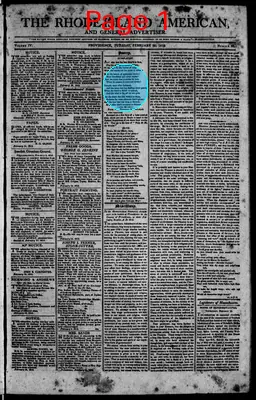 Page thumbnail for The Rhode Island American, And General Advertiser